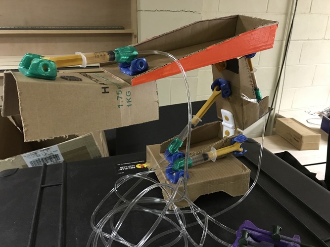 Educational Hydraulic Arm 3D Print 20236 Educational Hydraulic Arm 3D Print 20236