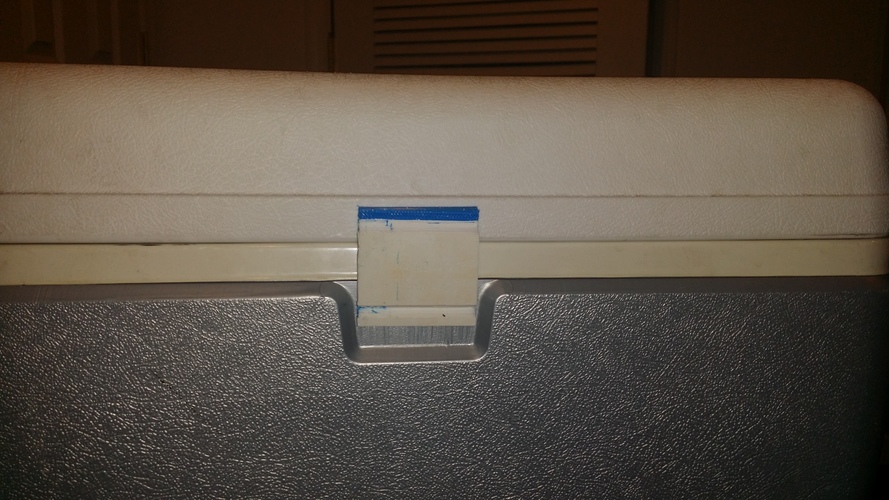 Cooler Clasp or Latch (Igloo) 3D Print 20568 Cooler Clasp or Latch (Igloo) 3D Print 20568