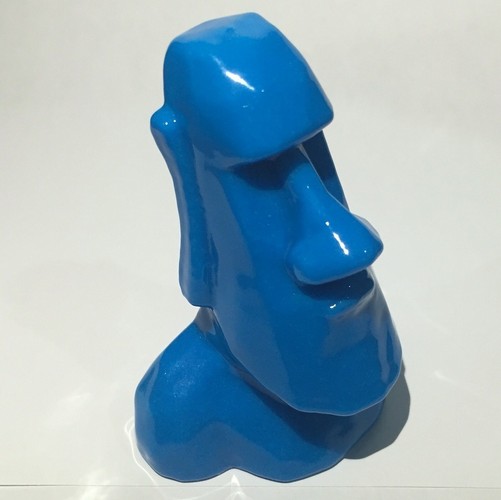 Low Poly Moai 3D Print 2070 Low Poly Moai 3D Print 2070