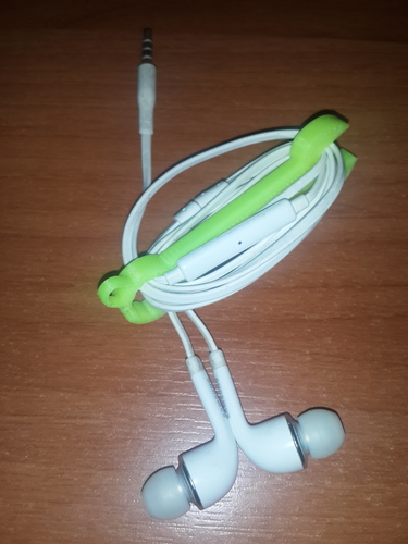 Wrench shaped earphone holder 3D Print 2076 Wrench shaped earphone holder 3D Print 2076