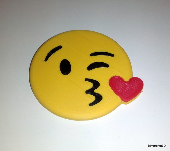 WhatsApp Kiss 3D Print 20778 WhatsApp Kiss 3D Print 20778