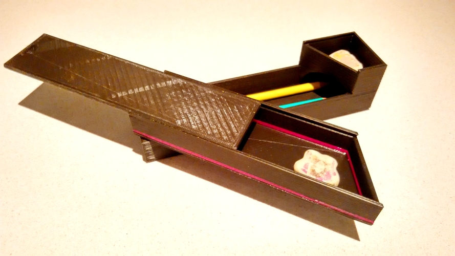 Old School Pen/Pencil Holder 3D Print 20813 Old School Pen/Pencil Holder 3D Print 20813