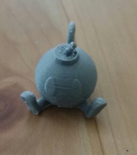 Easy to Print Bob-omb! 3D Print 20938 Easy to Print Bob-omb! 3D Print 20938