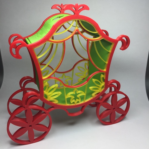The carriage for Cinderella. 3D Print 20946 The carriage for Cinderella. 3D Print 20946