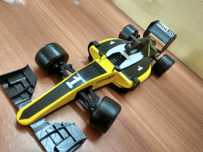 OpenR/C Formula 1 car 3D Print 20961 OpenR/C Formula 1 car 3D Print 20961