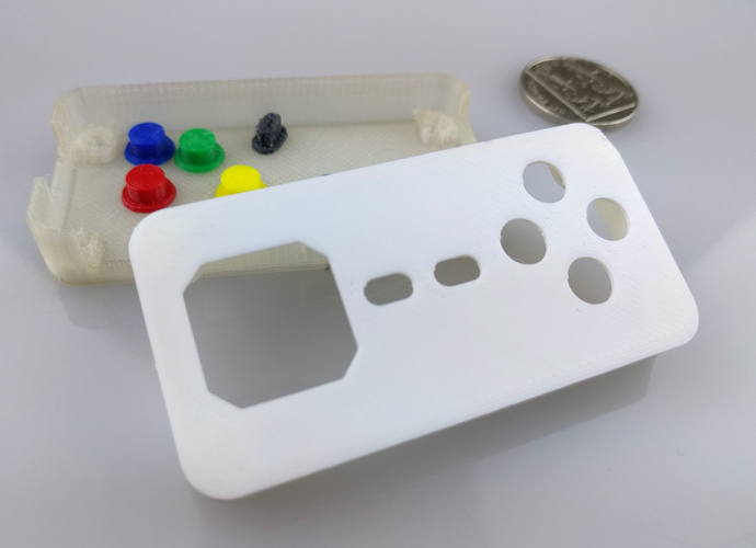 Case for Adafruit Joy Bonnet - Raspberry Pi Zero W 3D Print 21032 Case for Adafruit Joy Bonnet - Raspberry Pi Zero W 3D Print 21032