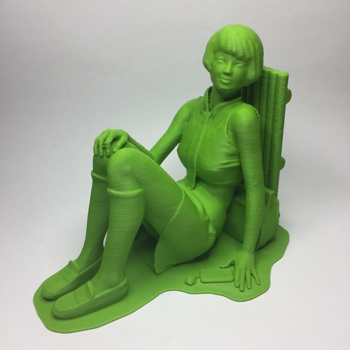 Shizuko - the quiet manga schoolgirl 3D Print 21200 Shizuko - the quiet manga schoolgirl 3D Print 21200