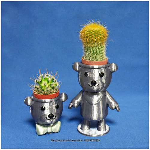 BEAR BRAVO Potted plants 3D Print 21261 BEAR BRAVO Potted plants 3D Print 21261