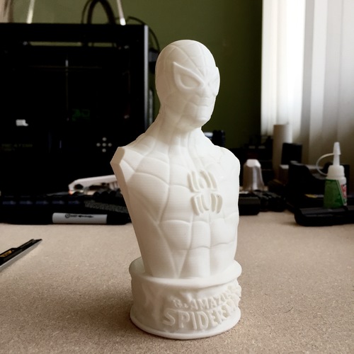 VINTAGE SPIDER-MAN BUST 3D Print 21368 VINTAGE SPIDER-MAN BUST 3D Print 21368