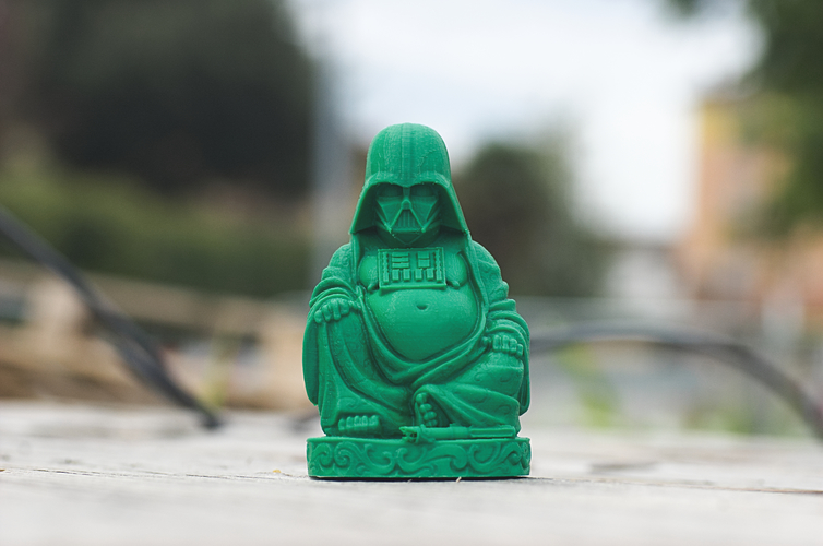 Darth Vader Buddha with saber 3D Print 21375 Darth Vader Buddha with saber 3D Print 21375