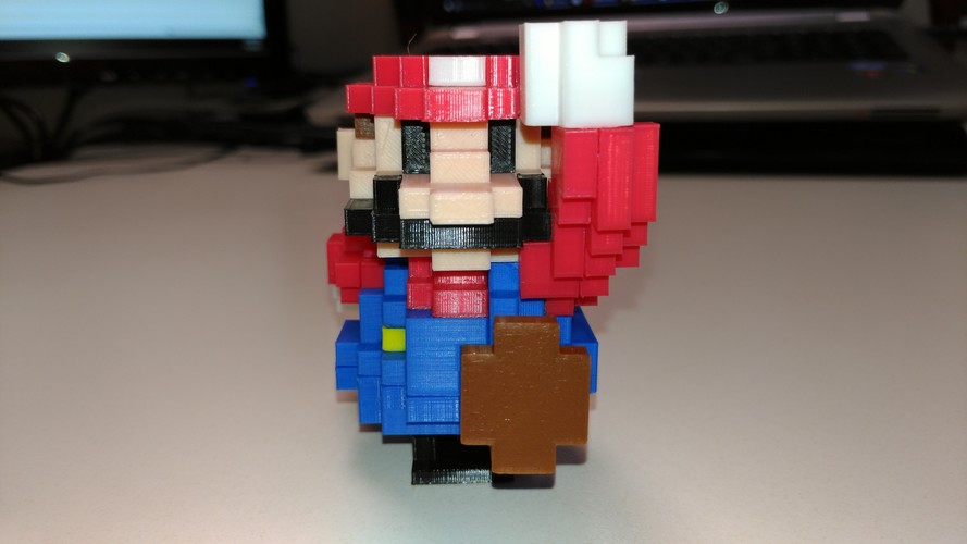 8-Bit Classic Mario 3D Print 21414 8-Bit Classic Mario 3D Print 21414