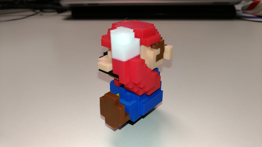 8-Bit Classic Mario 3D Print 21415 8-Bit Classic Mario 3D Print 21415