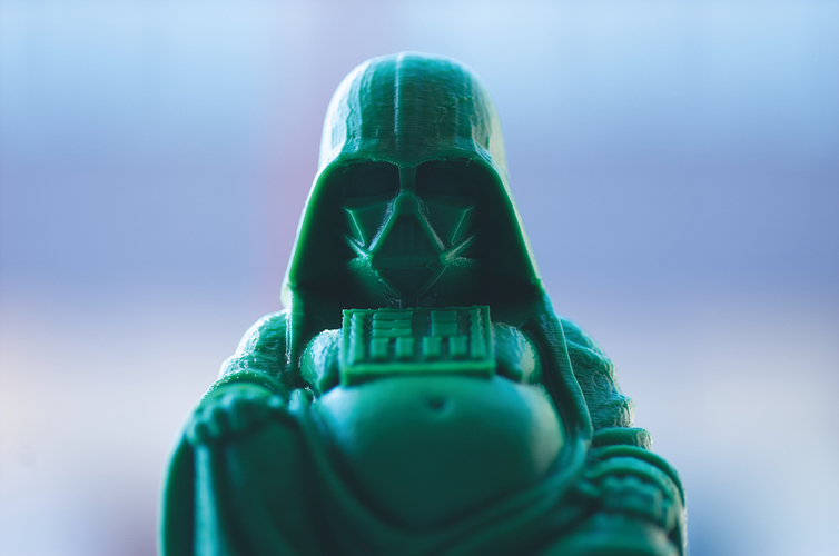Darth Vader Buddha with saber 3D Print 21438 Darth Vader Buddha with saber 3D Print 21438
