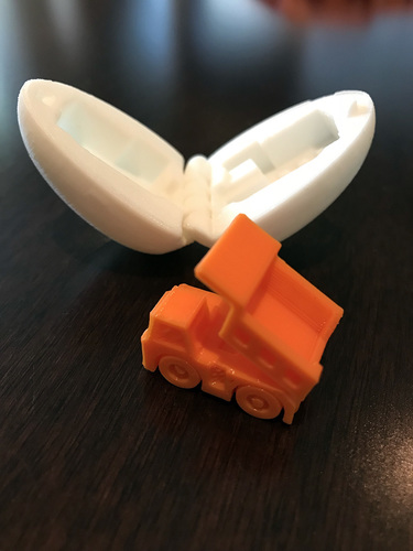 Surprise Egg #1 - Tiny Haul Truck 3D Print 21493 Surprise Egg #1 - Tiny Haul Truck 3D Print 21493