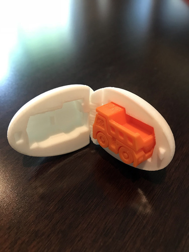 Surprise Egg #1 - Tiny Haul Truck 3D Print 21495 Surprise Egg #1 - Tiny Haul Truck 3D Print 21495