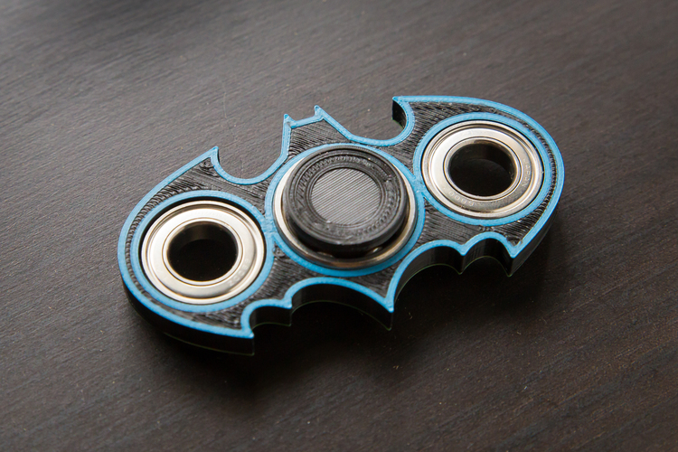 Batman fidget spinner 3D Print 21563 Batman fidget spinner 3D Print 21563