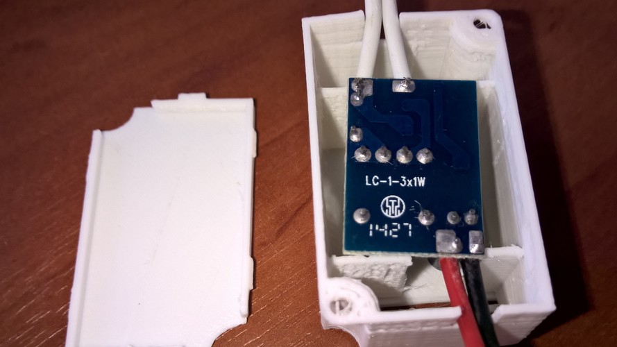 The power supply unit case with air vents for LED tape v1.0 3D Print 21576 The power supply unit case with air vents for LED tape v1.0 3D Print 21576