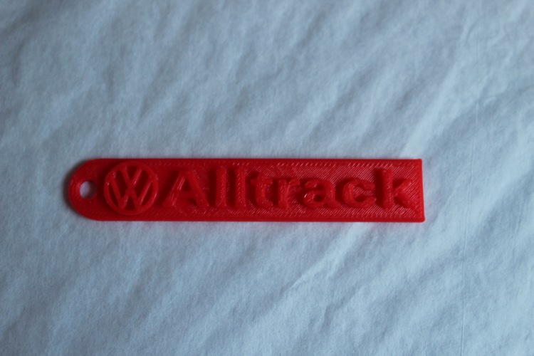 Volkswagen Alltrack Keychain 3D Print 21578 Volkswagen Alltrack Keychain 3D Print 21578