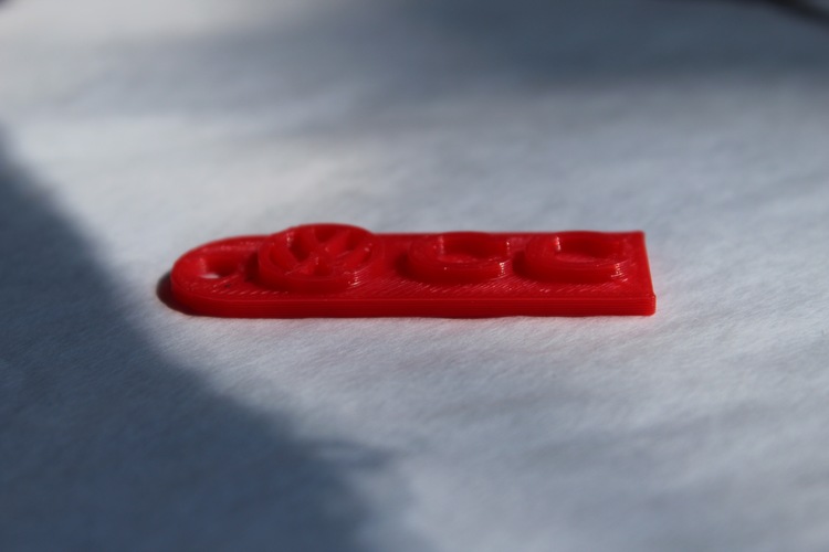 Volkswagen CC Keychain 3D Print 21581 Volkswagen CC Keychain 3D Print 21581