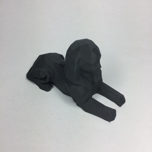 Low Poly Sphinx 3D Print 21605 Low Poly Sphinx 3D Print 21605