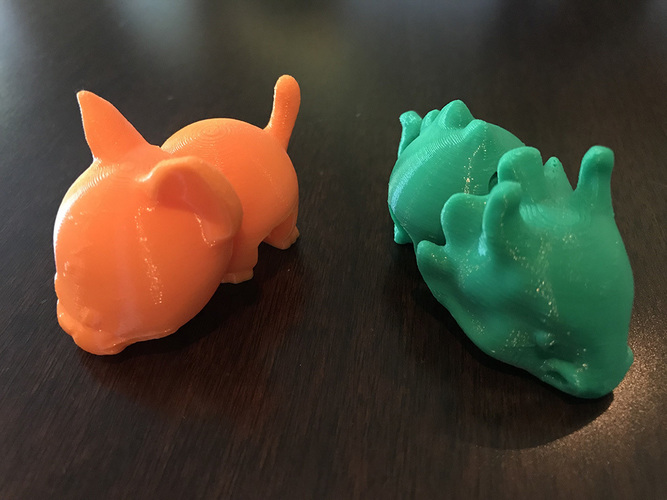Articulated small kitten and dinosaur 3D Print 21619 Articulated small kitten and dinosaur 3D Print 21619