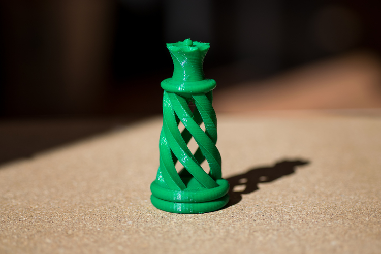 Spiral Chess Set (Large) 3D Print 21640 Spiral Chess Set (Large) 3D Print 21640