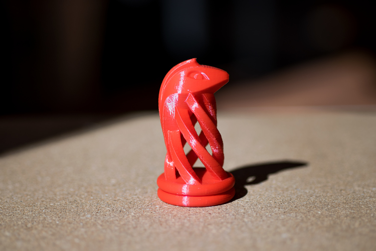 Spiral Chess Set (Large) 3D Print 21641 Spiral Chess Set (Large) 3D Print 21641