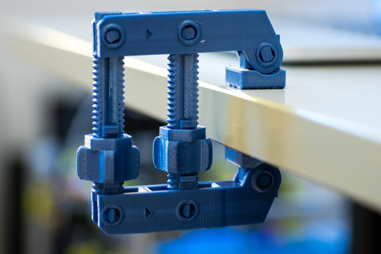 Hand-Screw Clamp 3D Print 21648 Hand-Screw Clamp 3D Print 21648