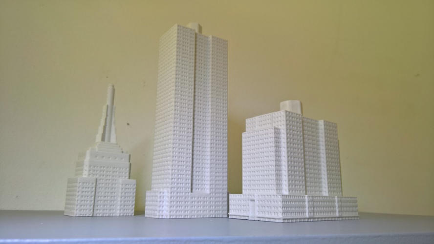 Empire State Building (400 mm) 3D Print 21654 Empire State Building (400 mm) 3D Print 21654