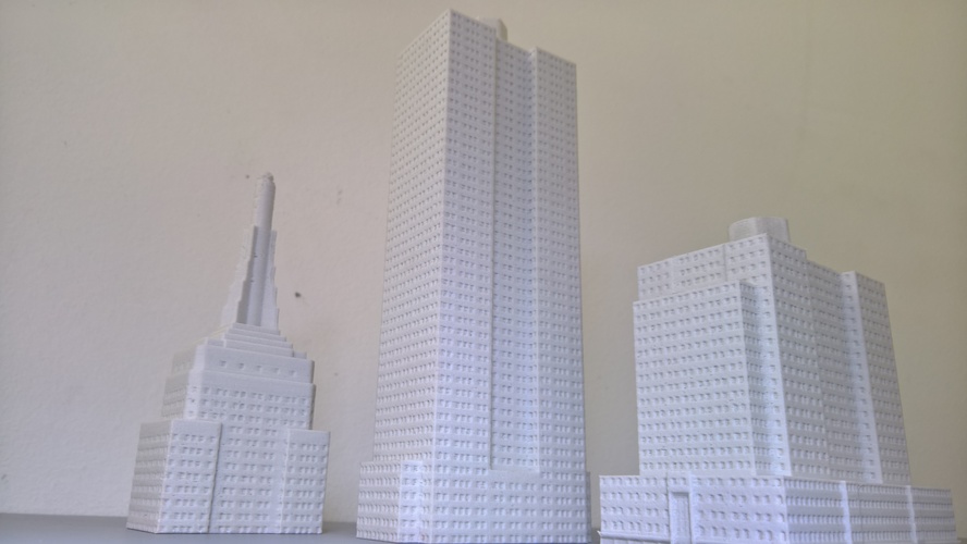 Empire State Building (400 mm) 3D Print 21655 Empire State Building (400 mm) 3D Print 21655
