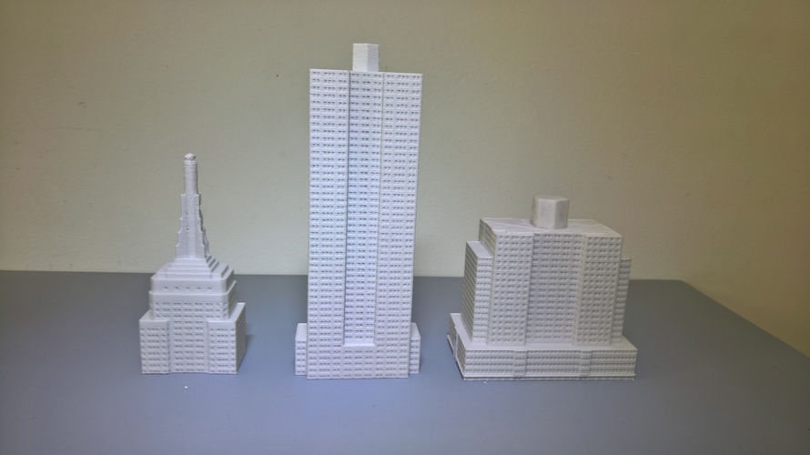 Empire State Building (400 mm) 3D Print 21656 Empire State Building (400 mm) 3D Print 21656