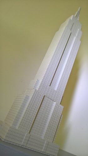 Empire State Building (400 mm) 3D Print 21659 Empire State Building (400 mm) 3D Print 21659
