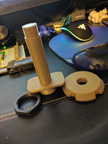 SPOOL HOLDER FOR WANHAO i3 PLUS FOR SMALL BORE SPOOLS 3D Print 21679 SPOOL HOLDER FOR WANHAO i3 PLUS FOR SMALL BORE SPOOLS 3D Print 21679