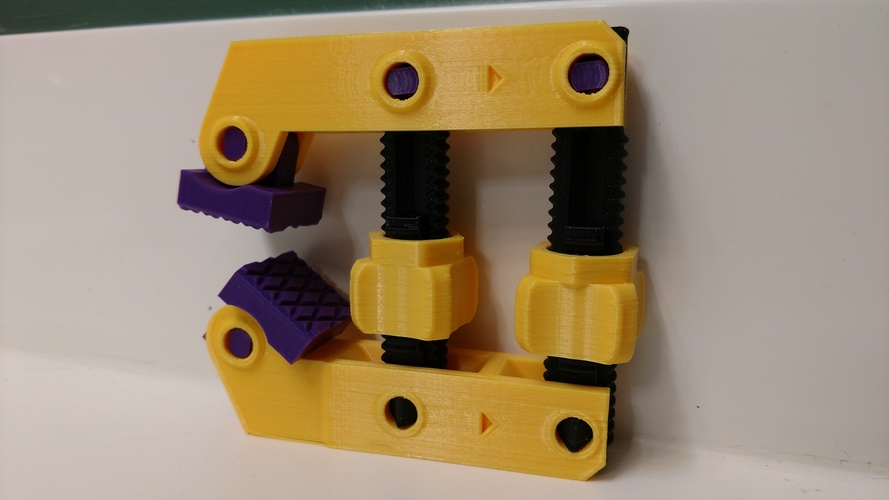 Hand-Screw Clamp 3D Print 21760 Hand-Screw Clamp 3D Print 21760