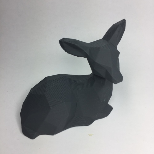 Low Poly Fawn (1) 3D Print 21864 Low Poly Fawn (1) 3D Print 21864