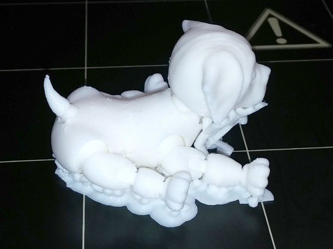 3d Jointed Puppy Dog Lying Down 3D Print 21896 3d Jointed Puppy Dog Lying Down 3D Print 21896