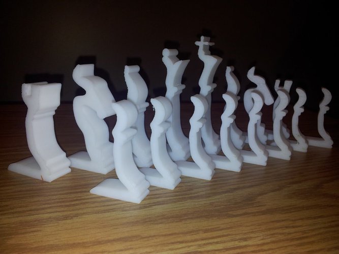 Chess Set - Profiles - Mk1 3D Print 2205 Chess Set - Profiles - Mk1 3D Print 2205