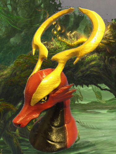 World of Final Fantasy - Dragon Bust 3D Print 22140 World of Final Fantasy - Dragon Bust 3D Print 22140