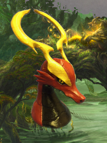 World of Final Fantasy - Dragon Bust 3D Print 22141 World of Final Fantasy - Dragon Bust 3D Print 22141