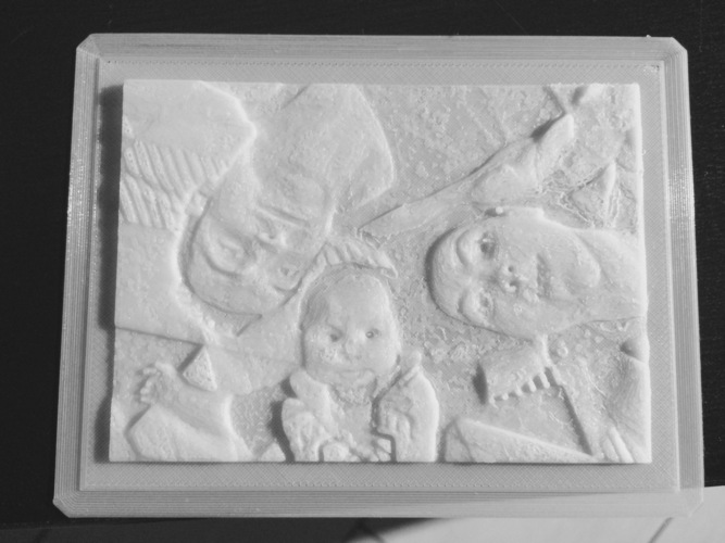 MY FAMILY LITHOPHANE 3D Print 22186 MY FAMILY LITHOPHANE 3D Print 22186