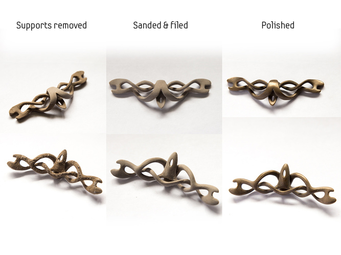 Helix necklace 3D Print 22192 Helix necklace 3D Print 22192