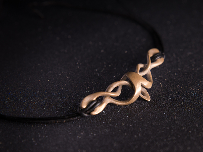 Helix necklace 3D Print 22193 Helix necklace 3D Print 22193