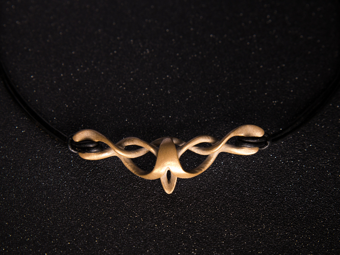 Helix necklace 3D Print 22194 Helix necklace 3D Print 22194