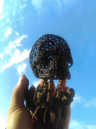 Skull lamps - Voronoi Style 3D Print 22201 Skull lamps - Voronoi Style 3D Print 22201