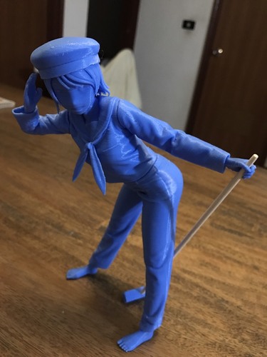 Sailor Girl 3D Printable Figure 3D Print 22206 Sailor Girl 3D Printable Figure 3D Print 22206