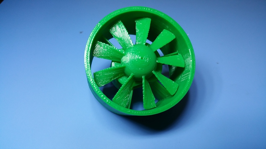EDF duct fan for 20mm diameter DC motor 3D Print 22386 EDF duct fan for 20mm diameter DC motor 3D Print 22386