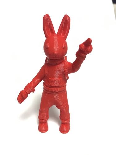 space rabbit 3D Print 22416 space rabbit 3D Print 22416