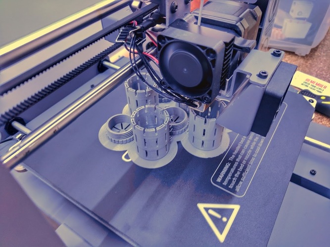 Silica Gel Canister (30mm for filament reels) 3D Print 22500 Silica Gel Canister (30mm for filament reels) 3D Print 22500