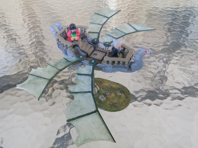 Flight of the Wind Dragon 3D Print 22556 Flight of the Wind Dragon 3D Print 22556