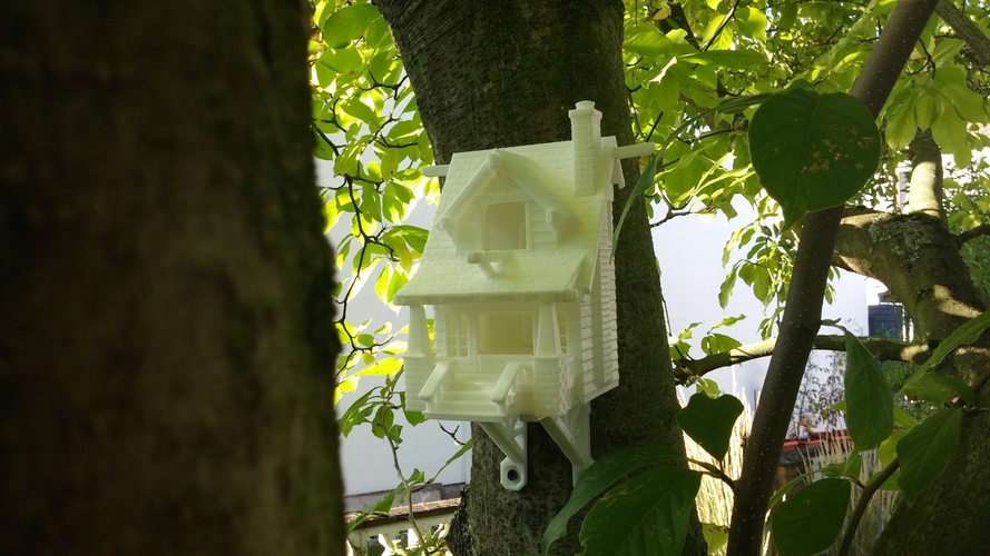 the American Craftsman Bungalow Birdhouse 3D Print 2264 the American Craftsman Bungalow Birdhouse 3D Print 2264
